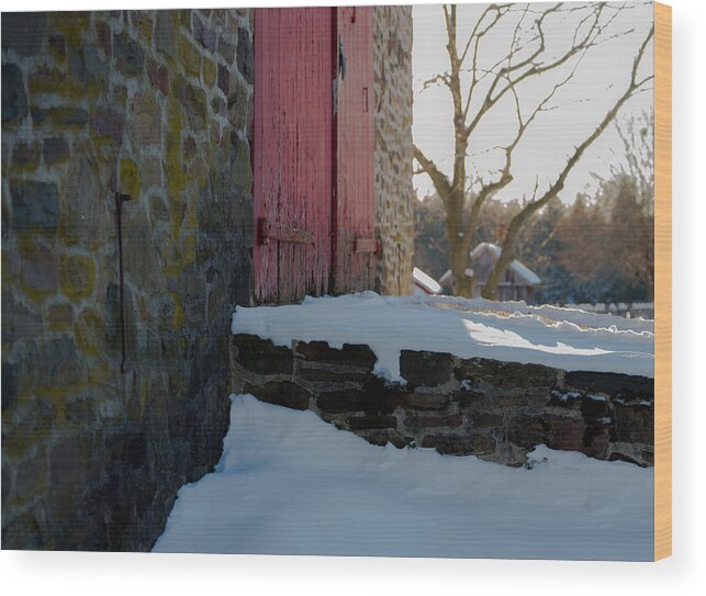Barn Wood Print featuring the photograph The Barn Doors by Scott Hafer
