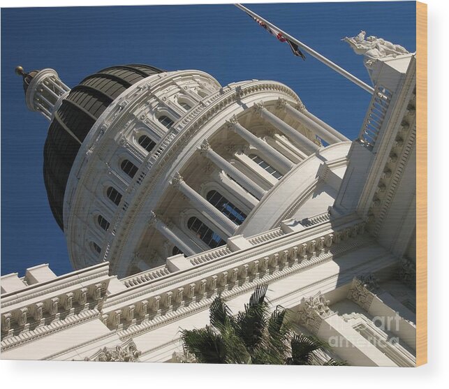 California Wood Print featuring the photograph Tilted Dome by James B Toy