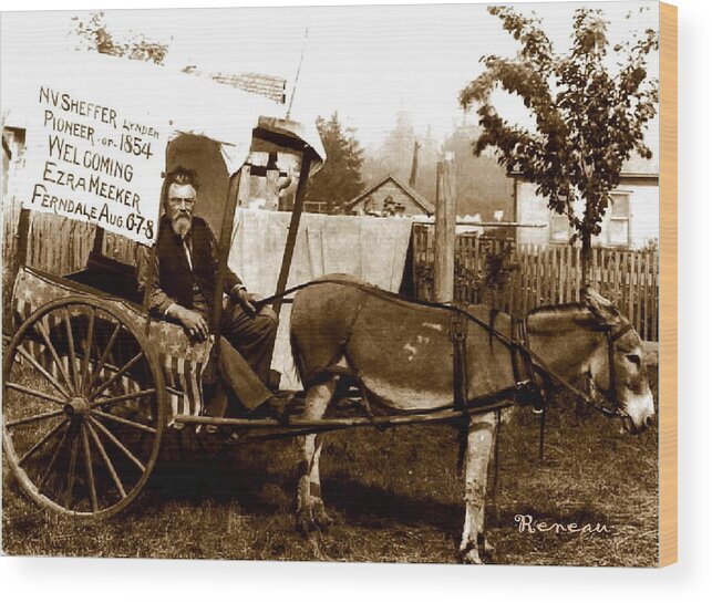 Pioneer Wood Print featuring the photograph Washington State Pioneer by A L Sadie Reneau