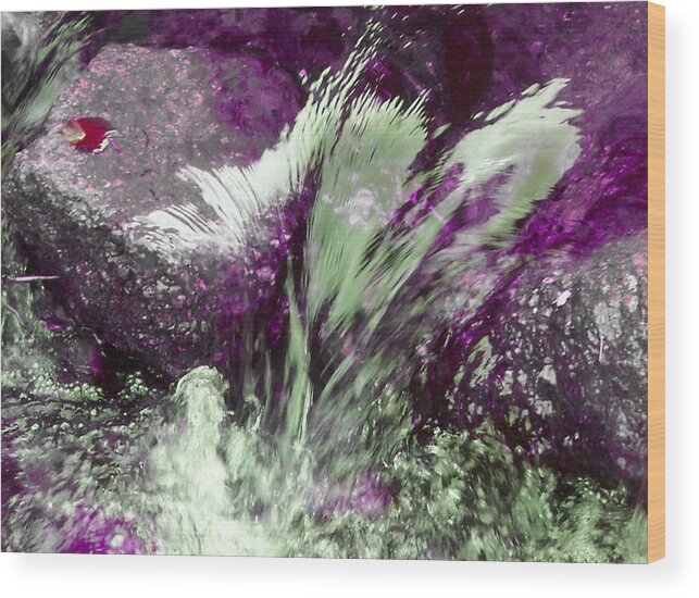 Water Wood Print featuring the photograph Water Spirit II by Lanita Williams