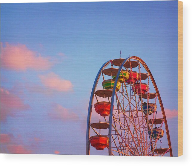Wheel Of Fortune Wood Print featuring the photograph Wheel of Fortune by Skip Hunt