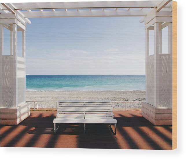 Landscape Wood Print featuring the photograph Window To The Sea by Paco Palazon