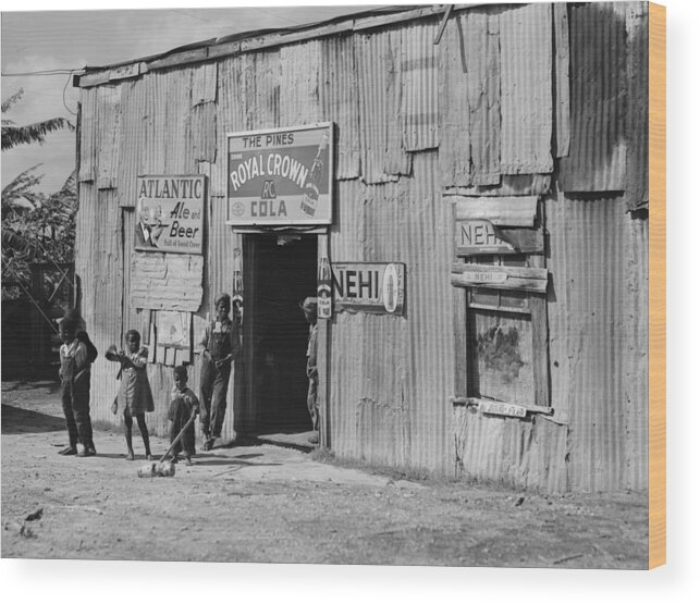 1940s Wood Print featuring the photograph African American Juke Joint, Original #2 by Everett