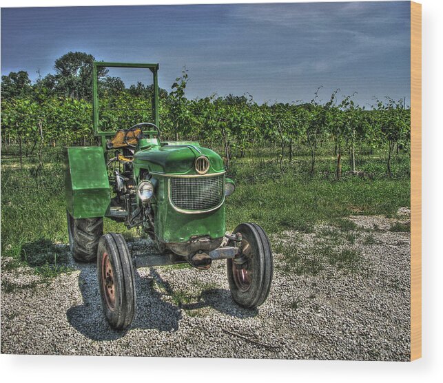 Deutz Allis Wood Print featuring the photograph Deutz Allis by William Fields