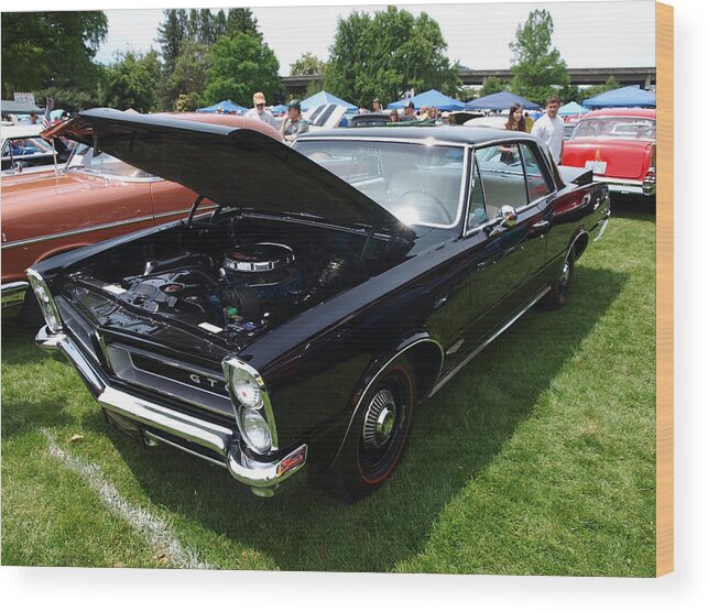 Car Wood Print featuring the photograph GTO by Teri Schuster