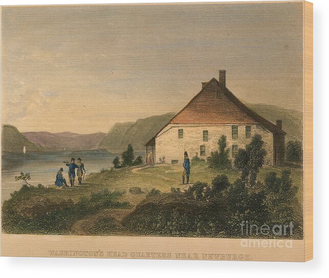 1782 Wood Print featuring the photograph Ny: Headquarters, 1782 by Granger