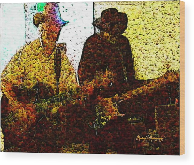 Music Wood Print featuring the photograph Sixties Revival by A L Sadie Reneau