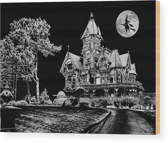 All Hallows Eve Wood Print featuring the photograph All Hallows Eve #1 by Mike Flynn