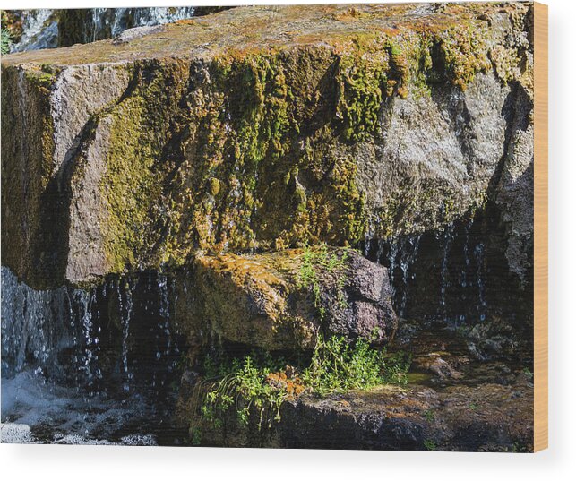 Waterfall Wood Print featuring the photograph Desert Waterfall 2 by Douglas Killourie
