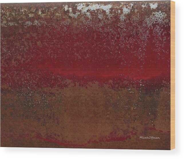 Abstract Art Wood Print featuring the photograph 1967 Dodge Charger by Micah Offman