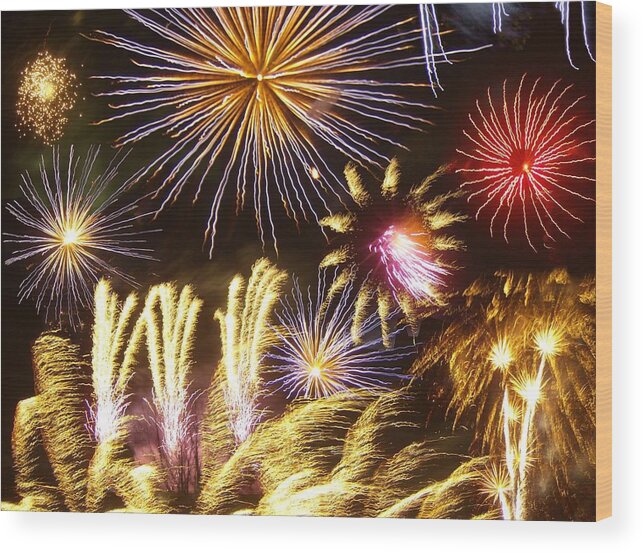 4th Of July Wood Print featuring the photograph 4th Of July by Jackie Russo