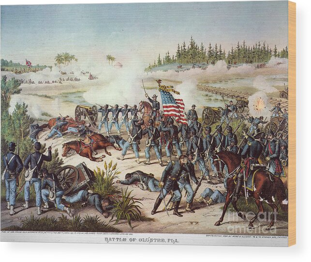 1864 Wood Print featuring the photograph Battle Of Olustee, 1864 by Granger