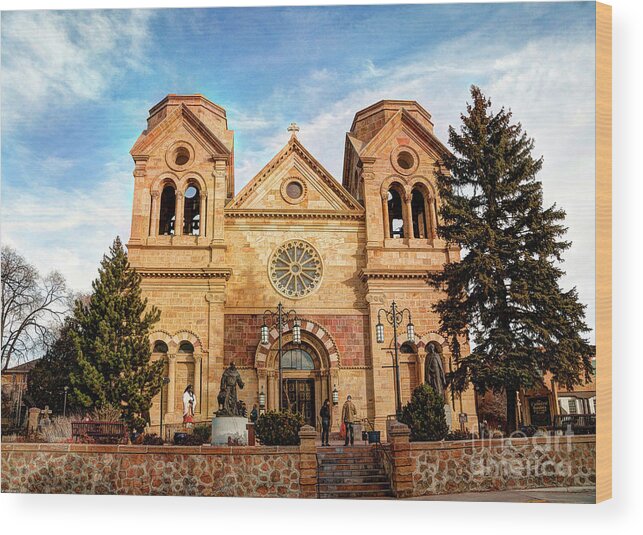 Church Wood Print featuring the photograph Cathedral Basilica by Deborah Klubertanz
