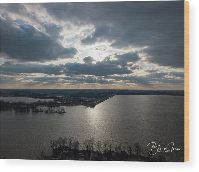  Wood Print featuring the photograph Cloudy Day by Brian Jones