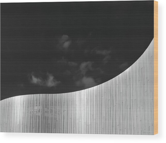 Curve Wood Print featuring the photograph Curve Two by Wim Lanclus
