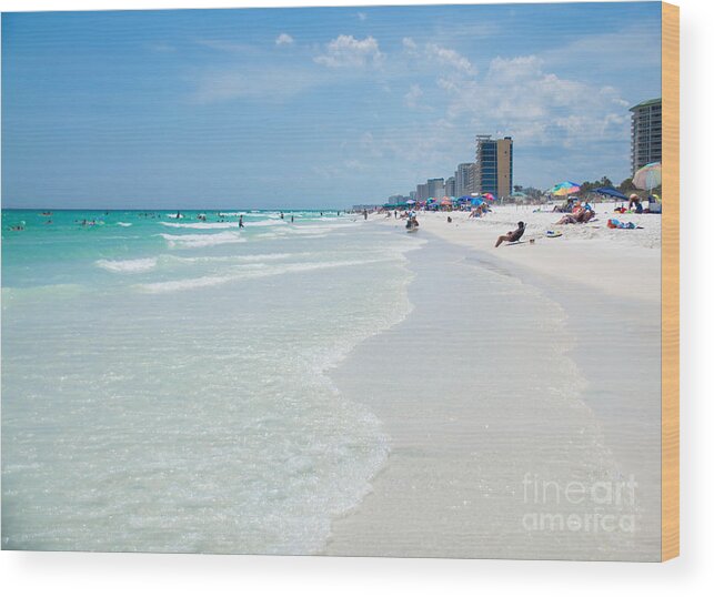 Florida Wood Print featuring the photograph Destin Florida by Andrea Anderegg