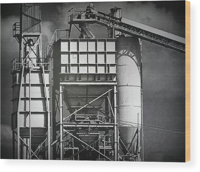 Industry Wood Print featuring the photograph From The Big Toolbox by Wendy J St Christopher