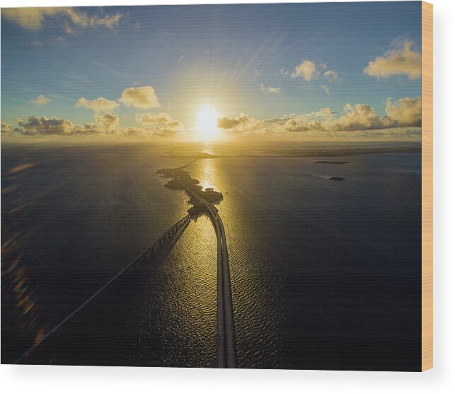 Background Wood Print featuring the photograph Key West by Evgeny Vasenev