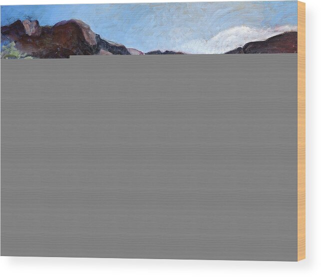 Australia Wood Print featuring the painting Kings Canyon II by Joan De Bot