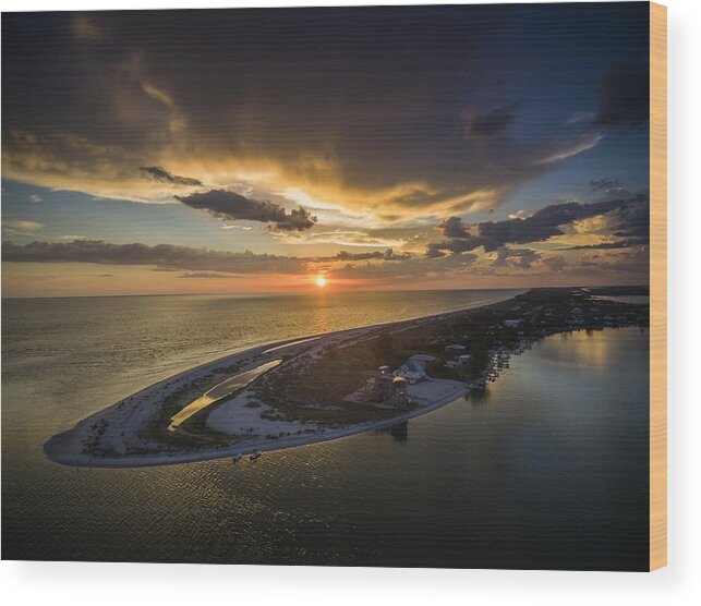 Little Wood Print featuring the photograph Little Gasparilla Island Point Sunset by Nick Shirghio