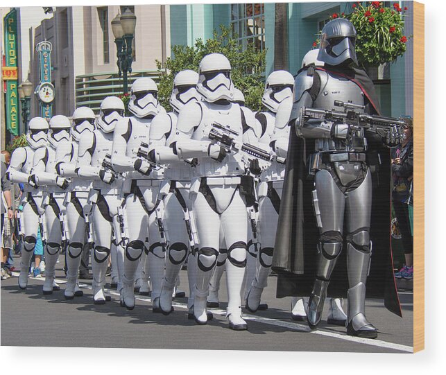 Star Wars Wood Print featuring the photograph March Of The Order by John Black