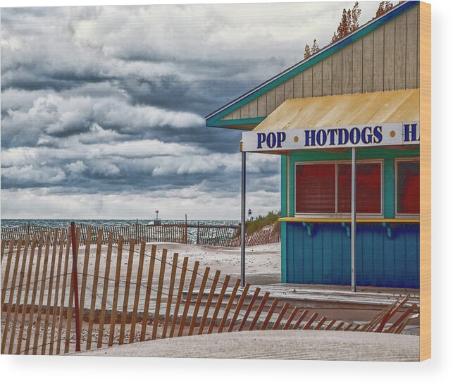 Pop And Hotdogs Wood Print featuring the photograph Pop and Hotdogs by John Crothers