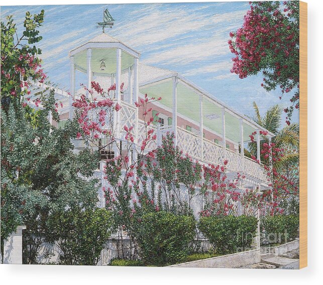 Eddie Wood Print featuring the painting Strawberry House by Eddie Minnis