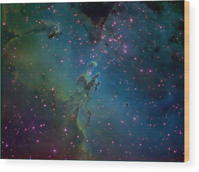 Astronomy Wood Print featuring the photograph The Eagle by Charles Warren