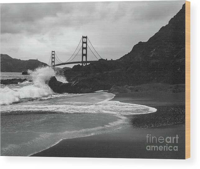 Golden Gate Wood Print featuring the photograph The Golden Gate from Baker Beach by Paul Quinn