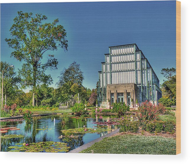 Conservatory Wood Print featuring the photograph The Jewel Box by William Fields