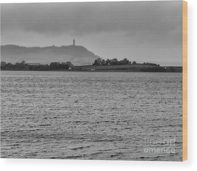  Wood Print featuring the photograph Winter on Strangford Lough #1 by Jim Orr