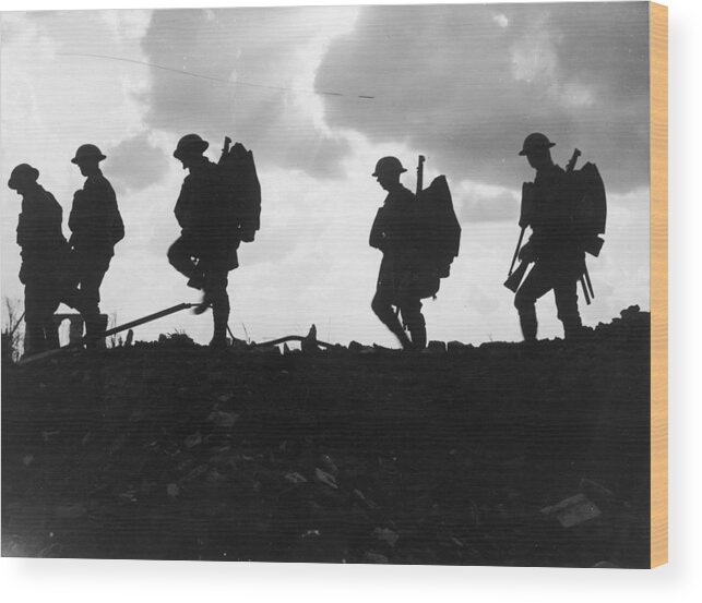 1910-1919 Wood Print featuring the photograph Battle Of Broodseinde by Fotosearch
