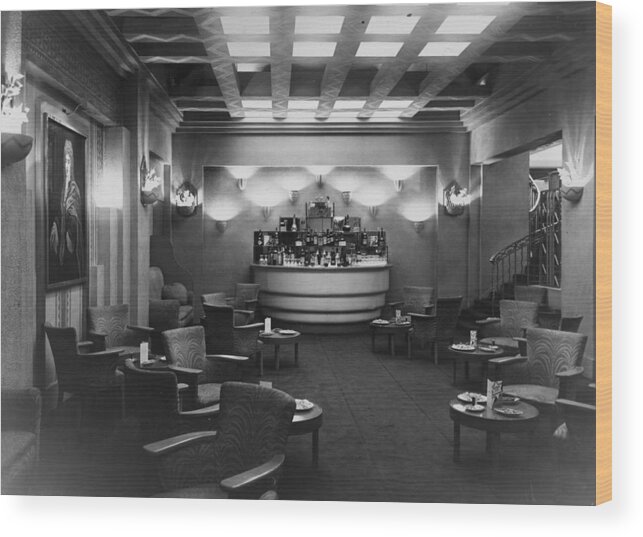 1930-1939 Wood Print featuring the photograph Cocktail Bar by Sasha