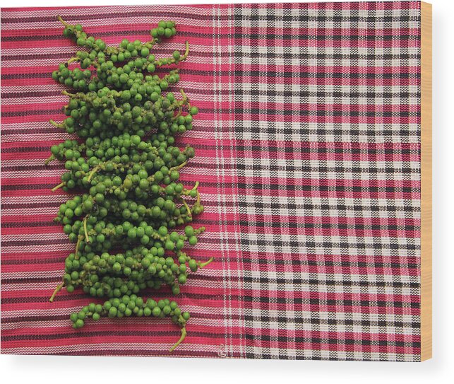 Bunch Wood Print featuring the photograph Kampot Pepper by Ital vita