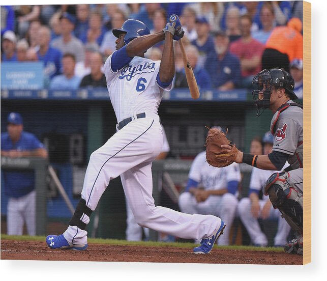 People Wood Print featuring the photograph Lorenzo Cain by Ed Zurga