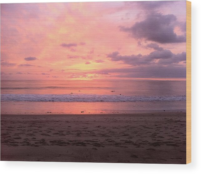 Sunset Framed Prints Wood Print featuring the photograph San Clemente Sunset #2 by Paul Carter