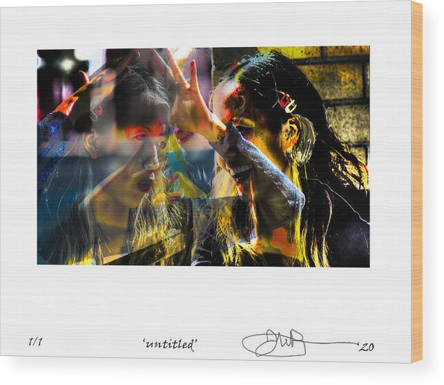 Signed Limited Edition Of 10 Wood Print featuring the digital art 35 by Jerald Blackstock