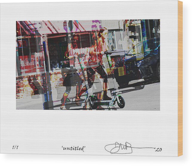 Signed Limited Edition Of 10 Wood Print featuring the digital art 39 by Jerald Blackstock