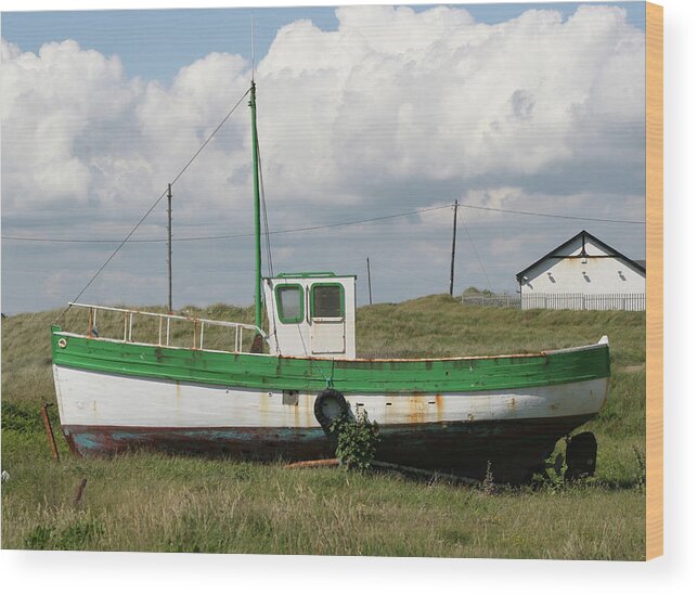 Boat Wood Print featuring the photograph Boat, Kilmore Quay by Callen Harty