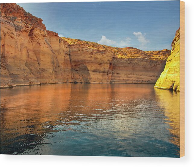 Page Az Wood Print featuring the photograph Glen Canyon by Jerry Cahill