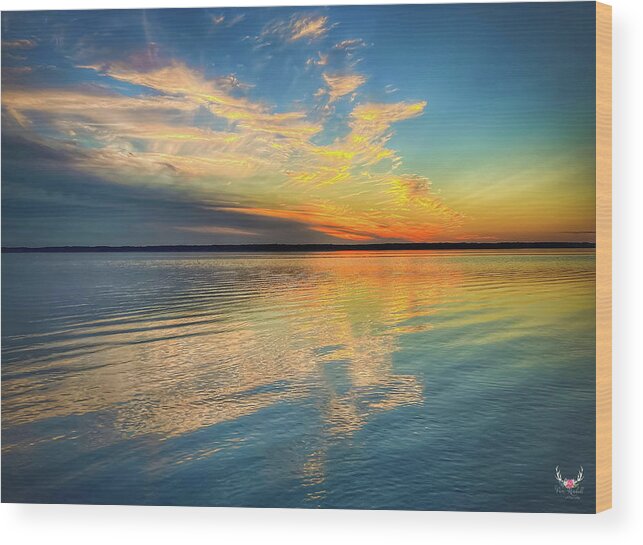 Reflection Wood Print featuring the photograph Morning Reflection by Pam Rendall