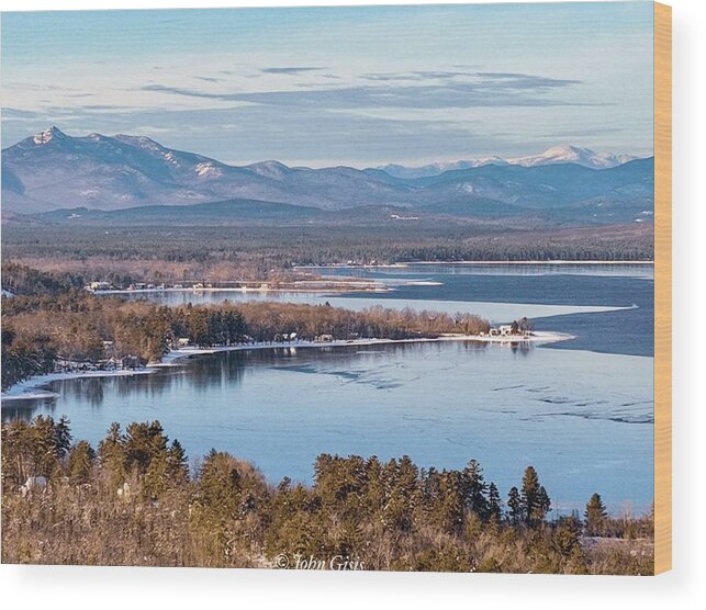  Wood Print featuring the photograph Ossipee Lake by John Gisis