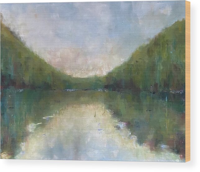 The Hooch Wood Print featuring the painting The Hooch by Kathy Stiber