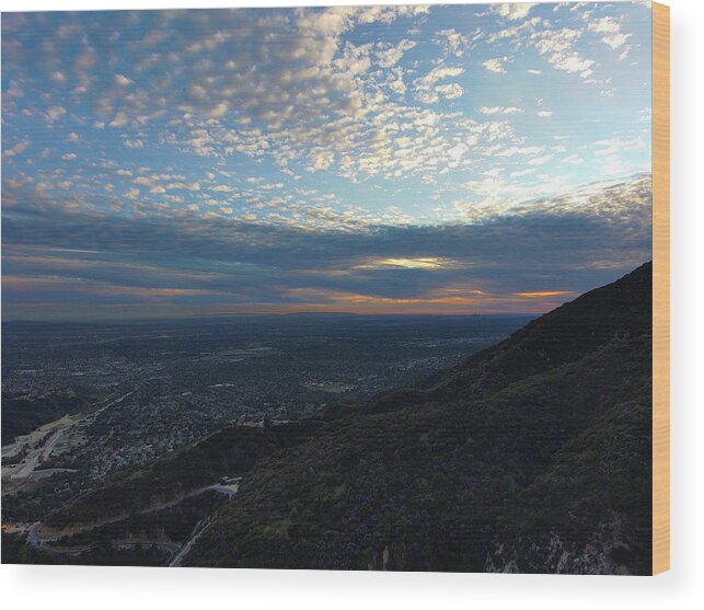 Mountains Wood Print featuring the photograph The Magnitude of Sunset by Marcus Jones