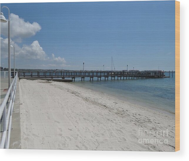 Florida Wood Print featuring the photograph Your Beach is Waiting by World Reflections By Sharon