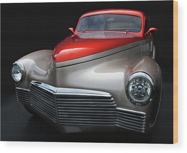 Custom Car Wood Print featuring the photograph Custom Car Detail #1 by Dave Mills