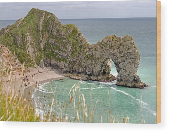 Rock Arch Wood Print featuring the photograph Durdle Door #1 by Tony Murtagh