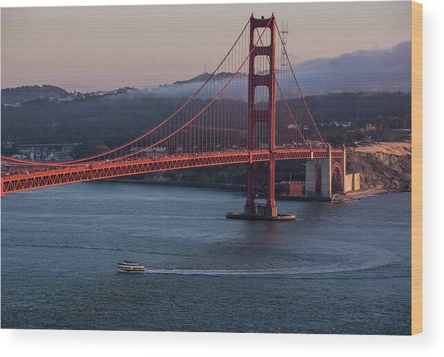 Scenics Wood Print featuring the photograph Exploring The San Francisco Bay Area #1 by George Rose