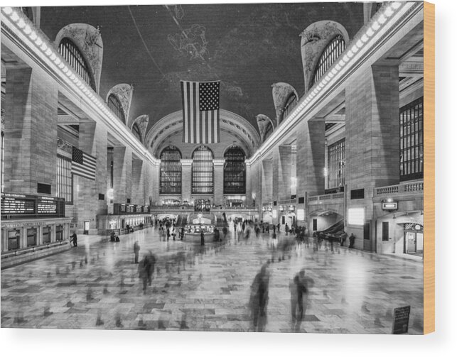 Grand Central Terminal Wood Print featuring the photograph Grand Central Terminal #1 by James Howe