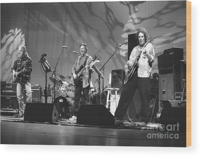 Phil Lesh And Friends Wood Print featuring the photograph Phil Lesh and Friends #2 by Concert Photos
